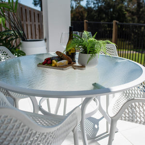 best-outdoor-furniture-Roma XL Coventry - 5pce (120x120) - Outdoor Dining Set #color_WHITE