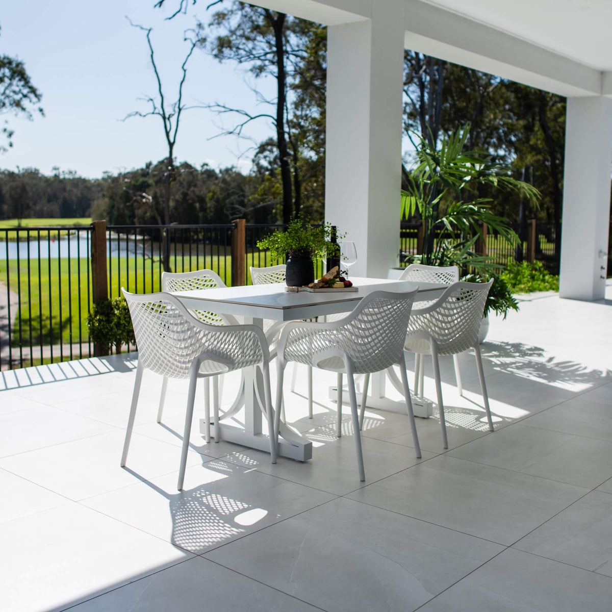 best-outdoor-furniture-Roma XL Malibu - 7pce (150x80) - Outdoor Dining Set  #color_WHITE