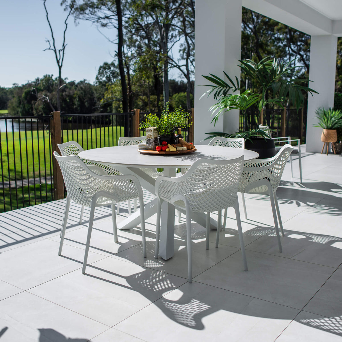 best-outdoor-furniture-Roma XL Malibu Round - 7pce (150x150) - Outdoor Dining Set #color_WHITE 