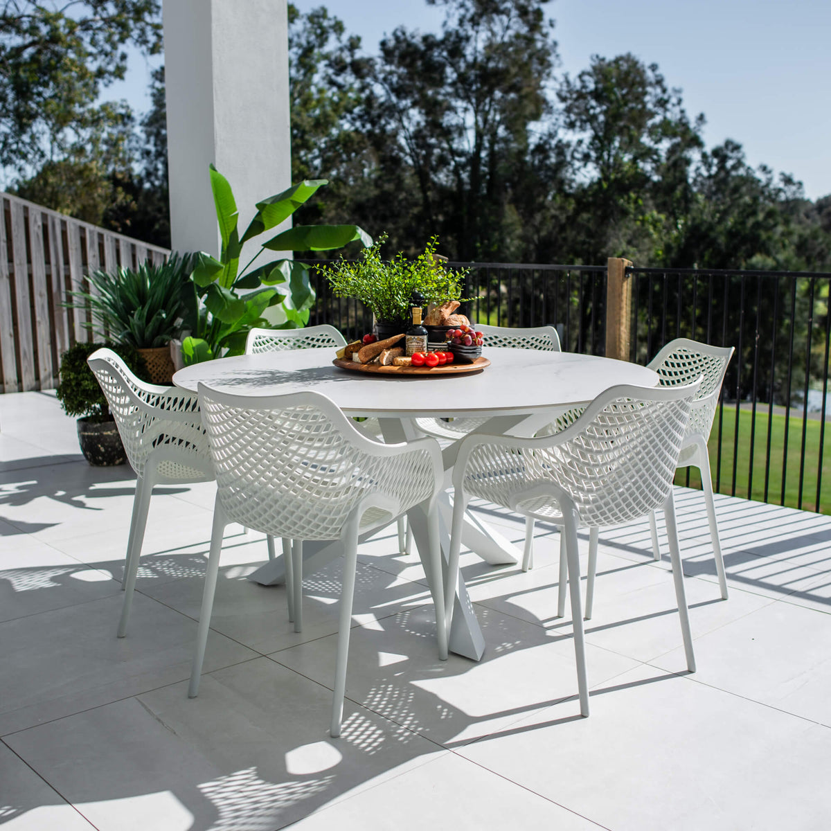 best-outdoor-furniture-Roma XL Malibu Round - 7pce (150x150) - Outdoor Dining Set #color_WHITE 