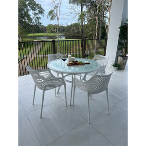 best-outdoor-furniture-Roma XL/Coventry 105cm - 5pce Outdoor Dining Set White
