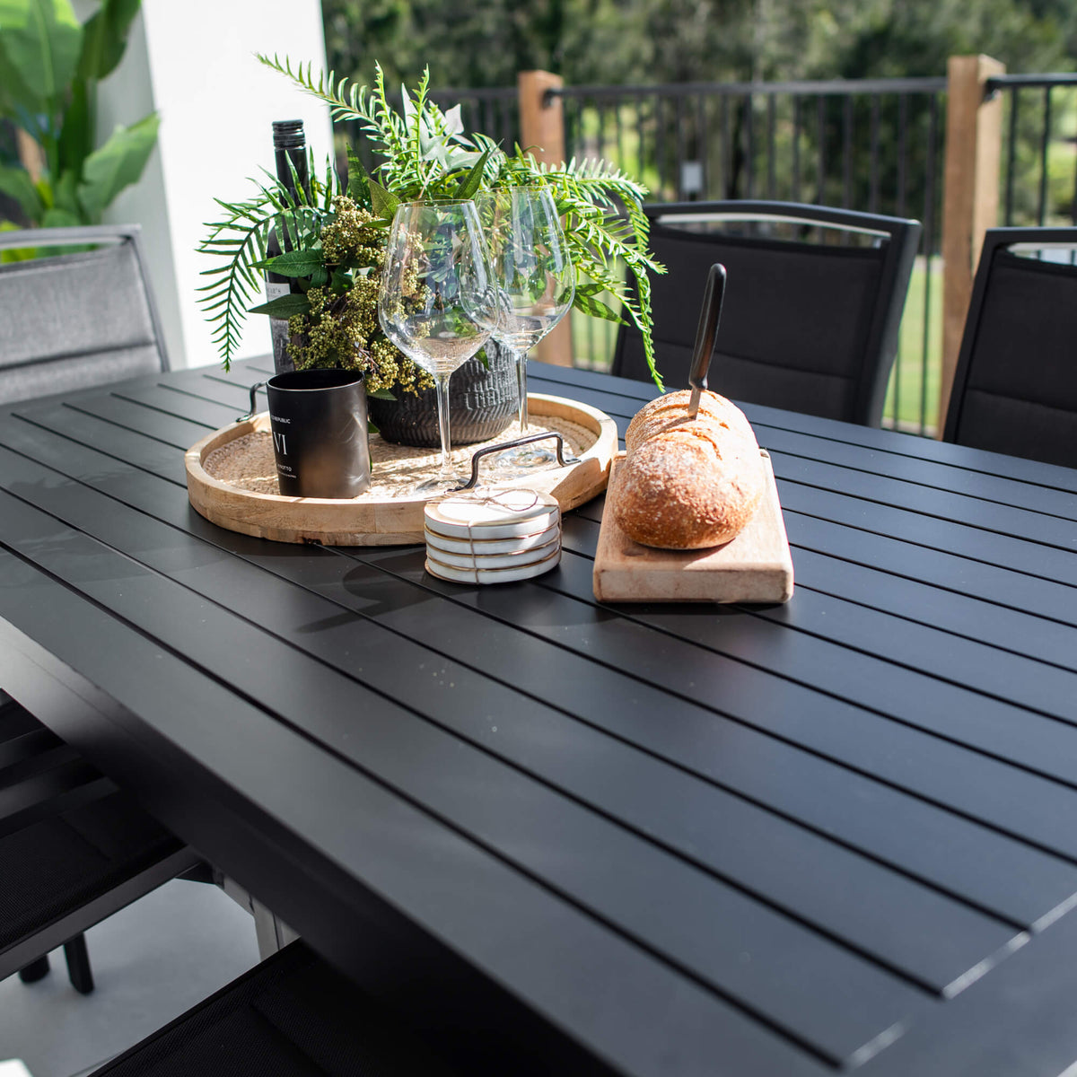 best-outdoor-furniture-Shelby Aria - 7pce (150x80) - Outdoor Dining Set #color_BLACK