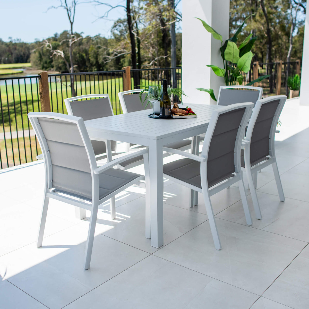 best-outdoor-furniture-Shelby Aria - 7pce (150x80) - Outdoor Dining Set #color_WHITE