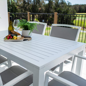 best-outdoor-furniture-Shelby Aria - 7pce (150x80) - Outdoor Dining Set #color_WHITE
