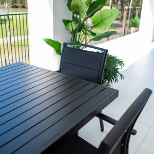 best-outdoor-furniture-Shelby Bergen - 11pce (280x100) - Outdoor Dining Set #color_BLACK
