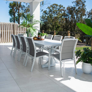 best-outdoor-furniture-Shelby Bergen - 11pce (280x100) - Outdoor Dining Set #color_WHITE