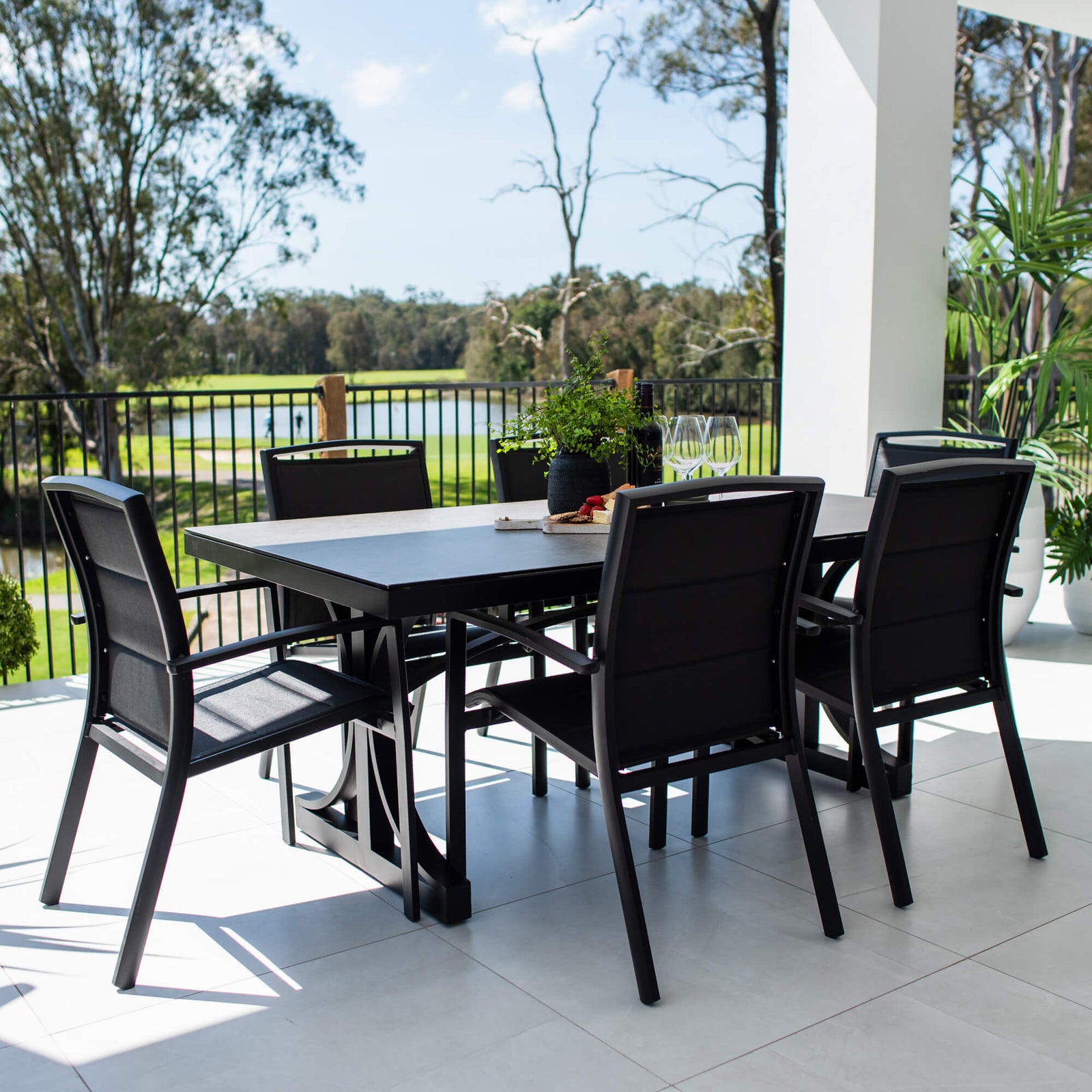 best-outdoor-furniture-Shelby Chester Moon - 7pce (180x100) - Outdoor Dining Set #color_BLACK