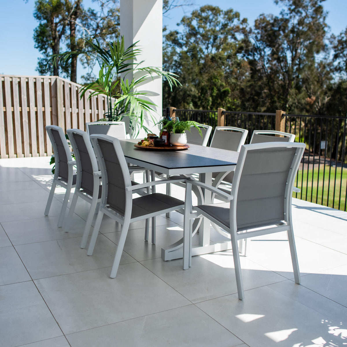 best-outdoor-furniture-Shelby Chester Moon - 9pce (215x100) - Outdoor Dining Set #color_WHITE
