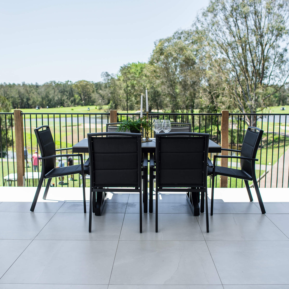 best-outdoor-furniture-Shelby Malibu - 7pce (150x80) - Outdoor Dining Set #color_BLACK