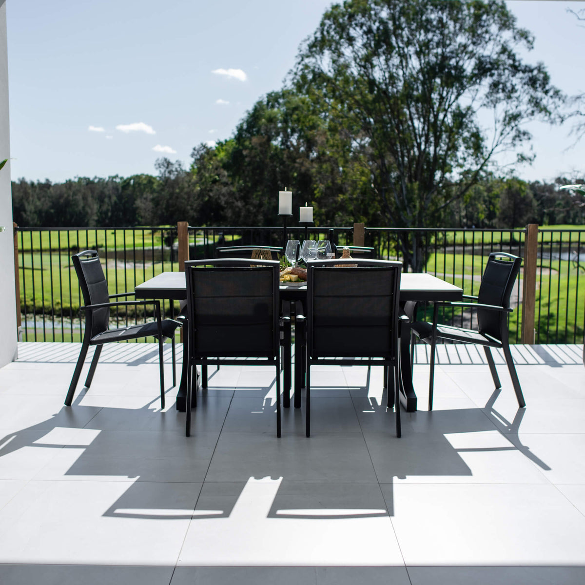 best-outdoor-furniture-Shelby Malibu - 7pce (180x100) - Outdoor Dining Set #color_BLACK