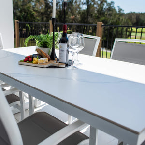 best-outdoor-furniture-Shelby Malibu - 7pce (180x100) - Outdoor Dining Set #color_WHITE