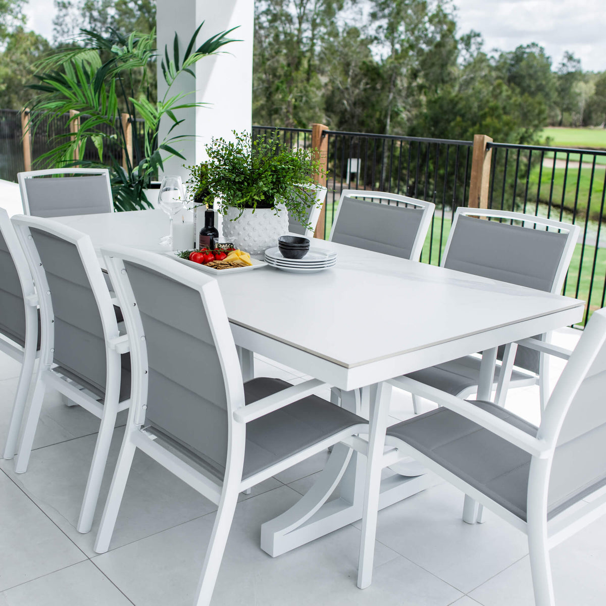 best-outdoor-furniture-Shelby Malibu - 9pce (215x100) - Outdoor Dining Set #color_WHITE
