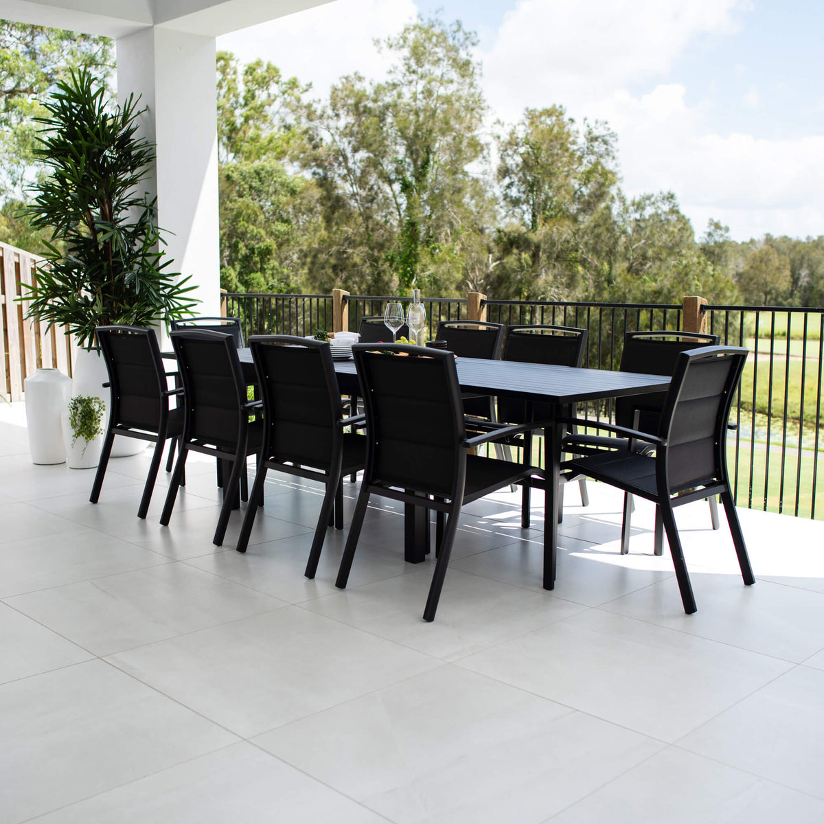 Shelby Nara Extension - 11pce (270x102) - Outdoor Dining Set