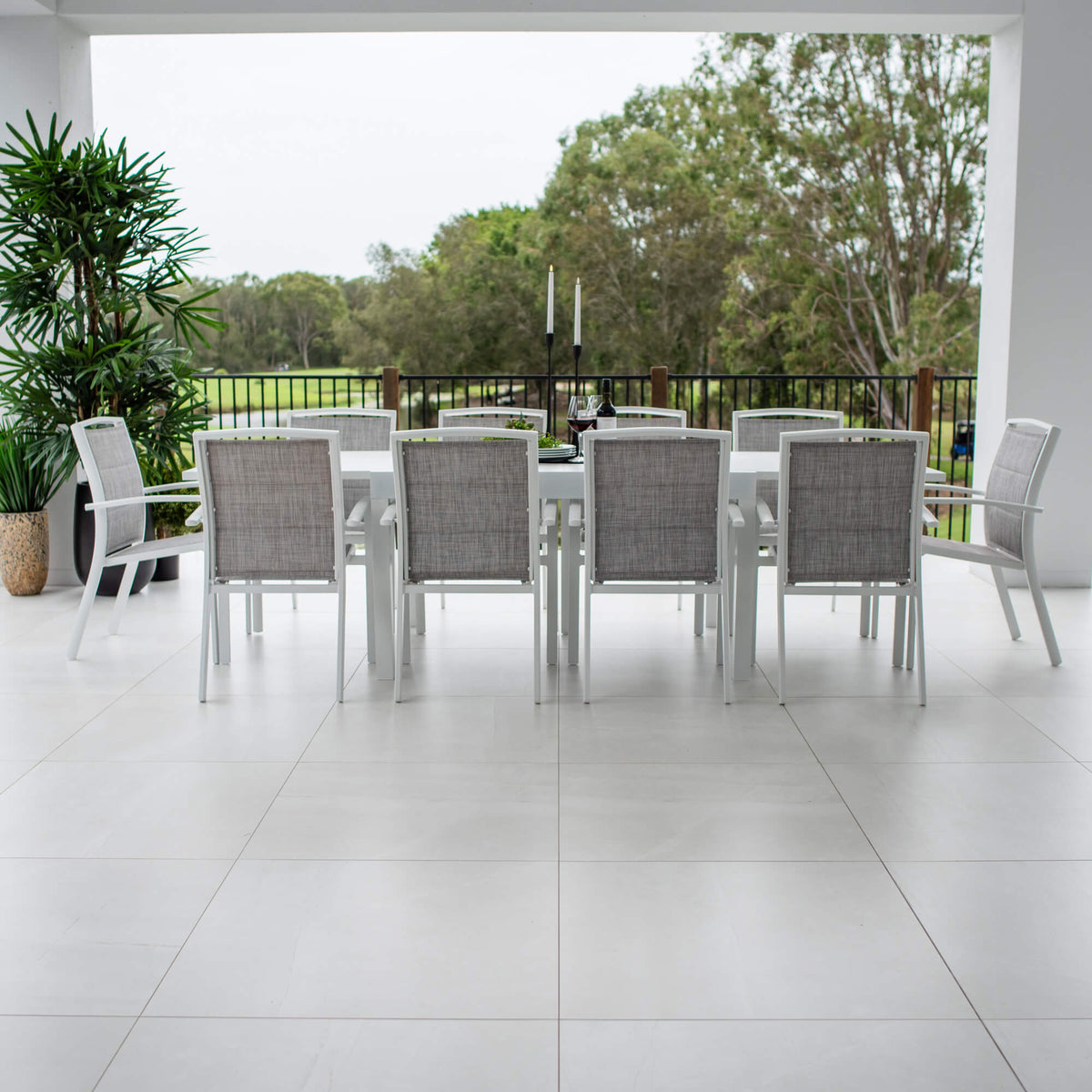 Shelby Nara Extension - 11pce (270x102) - Outdoor Dining Set