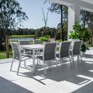 best-outdoor-furniture-Shelby York - 9pce (220x100) - Outdoor Dining Set Set #color_WHITE-GREY