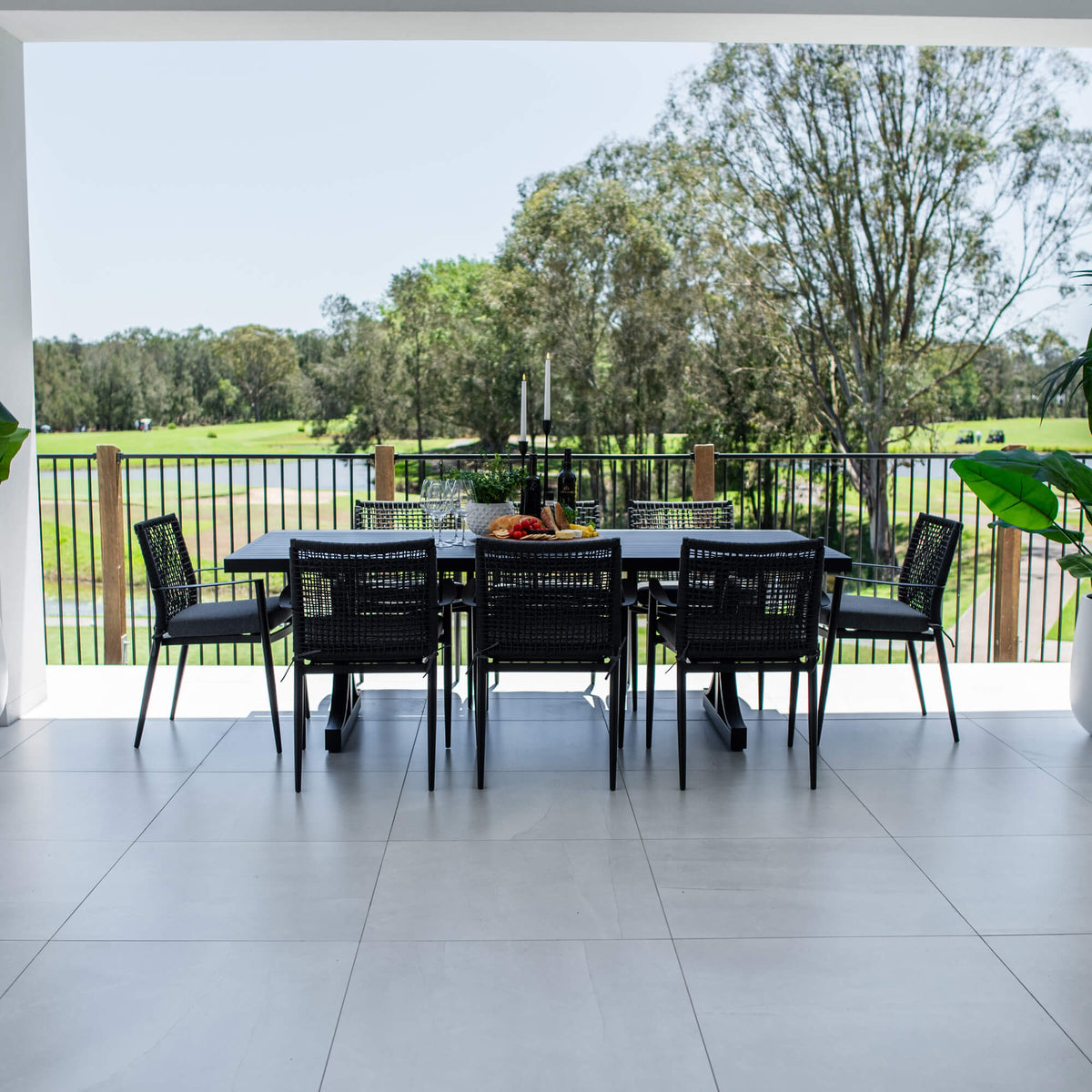 best-outdoor-furniture-Vienna Rope Bergen - 9pce (220x100) - Outdoor Dining Set