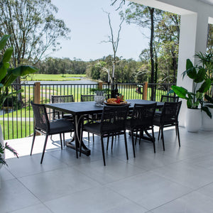 best-outdoor-furniture-Vienna Rope Bergen - 9pce (220x100) - Outdoor Dining Set