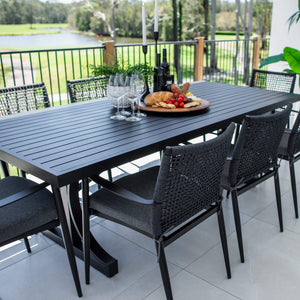 best-outdoor-furniture-Vienna Rope Bergen - 9pce (220x100) - Outdoor Dining Set