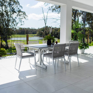 best-outdoor-furniture-Vienna Rope Chester Moon - 7pce (180x100) - Outdoor Dining Set #color_WHITE