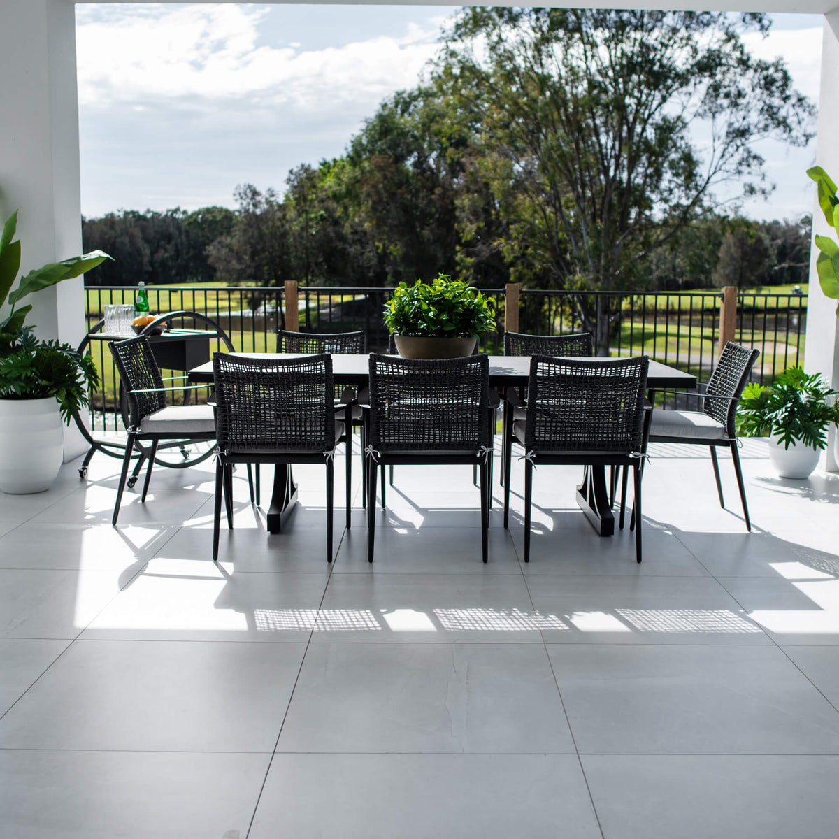 best-outdoor-furniture-Vienna Rope Chester Moon - 9pce (215x100) - Outdoor Dining Set #color_BLACK