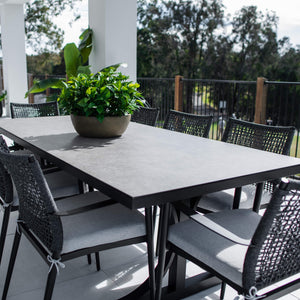 best-outdoor-furniture-Vienna Rope Chester Moon - 9pce (215x100) - Outdoor Dining Set #color_BLACK