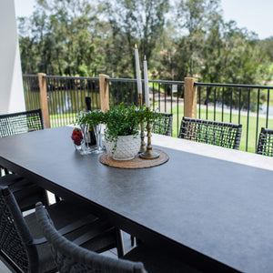 best-outdoor-furniture-Vienna Rope Chester Moon - 9pce (215x100) - Outdoor Dining Set #color_BLACK