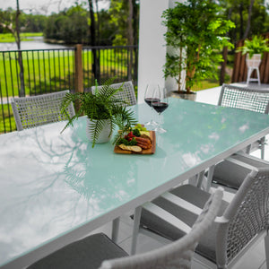 best-outdoor-furniture-Vienna Rope - Coast Moon - 9pce Outdoor Dining Set (215cm) White Grey