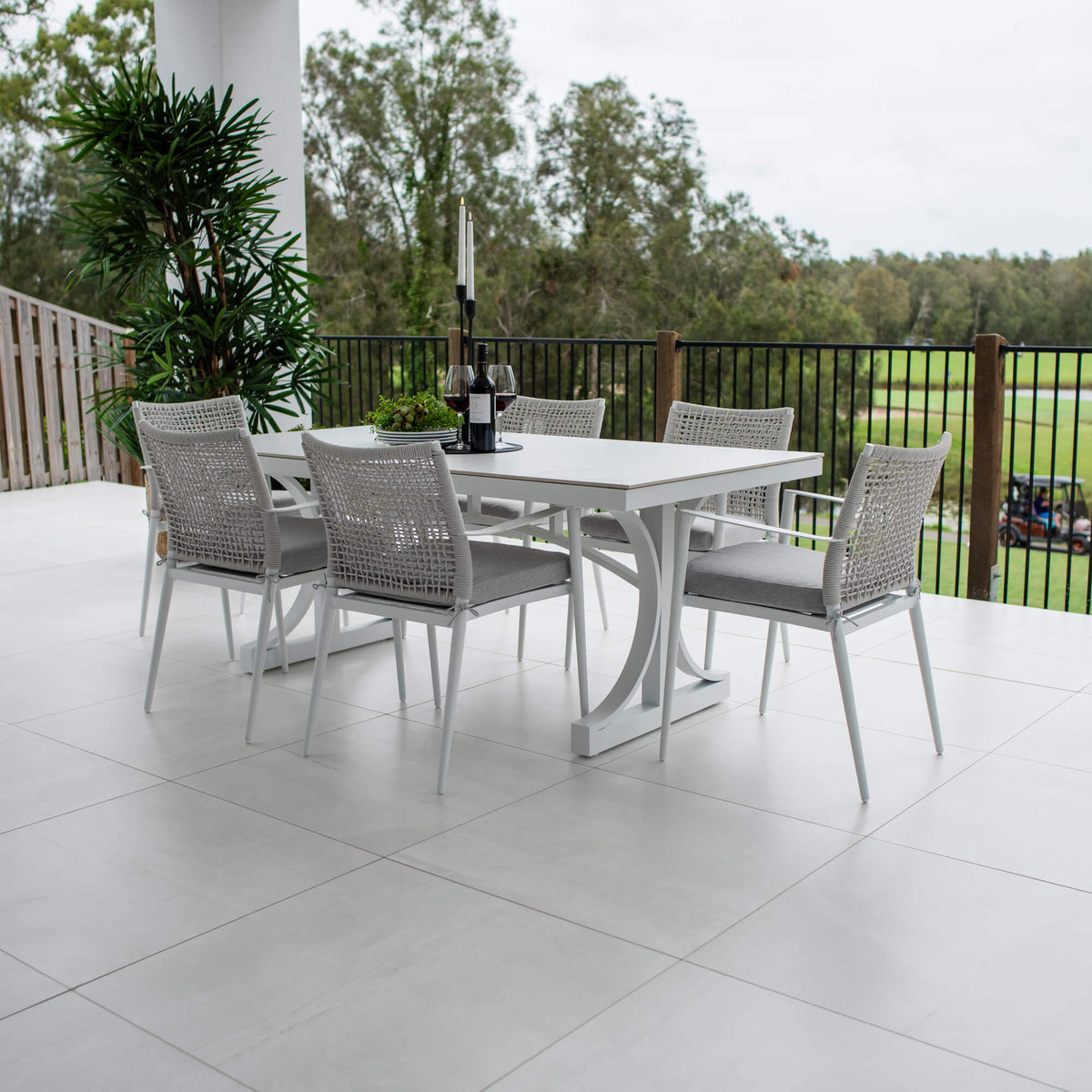best-outdoor-furniture-Vienna Rope Malibu - 7pce (180x100) - Outdoor Dining Set #color_WHITE
