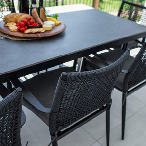 best-outdoor-furniture-Vienna Rope Malibu - 9pce (215x100) - Outdoor Dining Set
