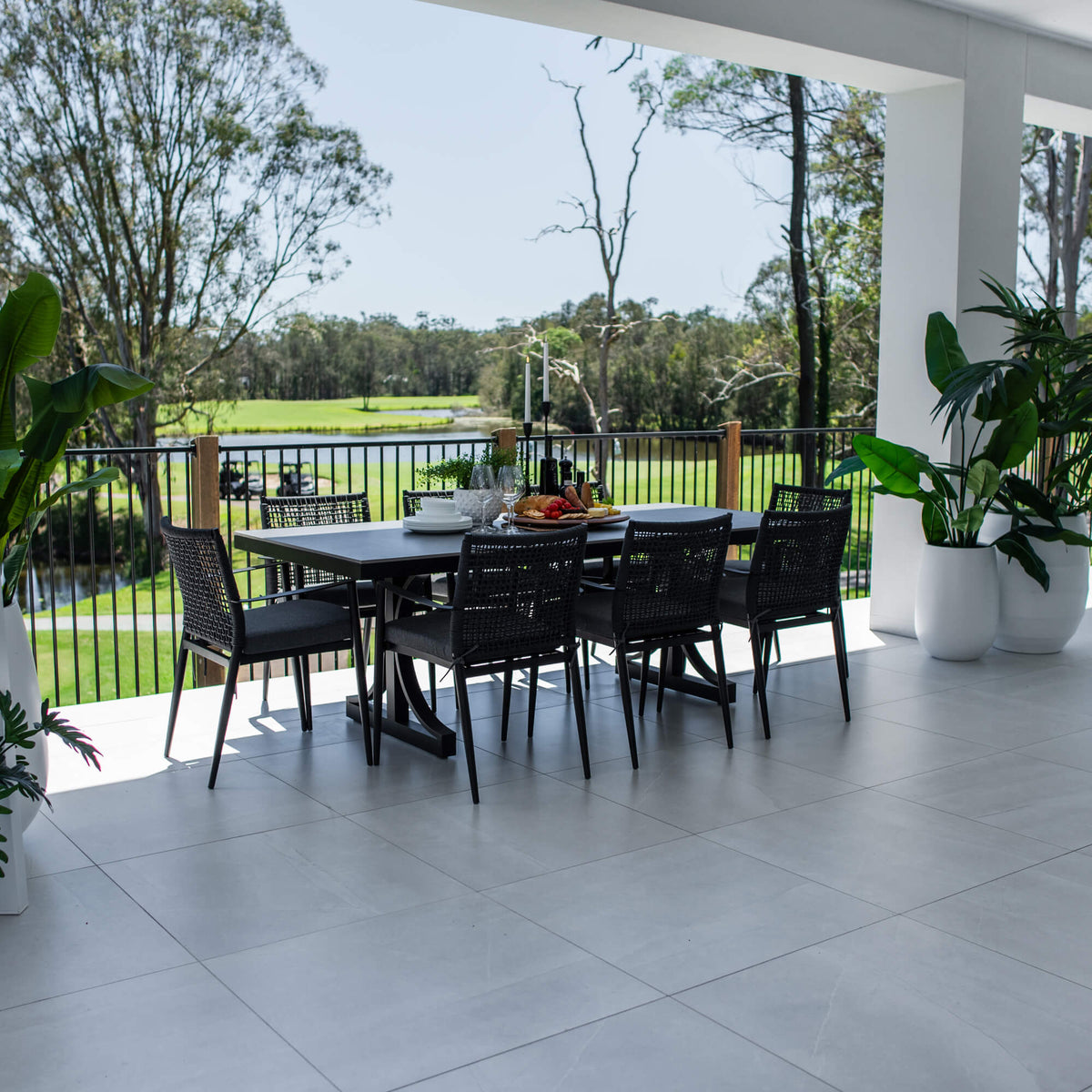 best-outdoor-furniture-Vienna Rope Malibu - 9pce (215x100) - Outdoor Dining Set