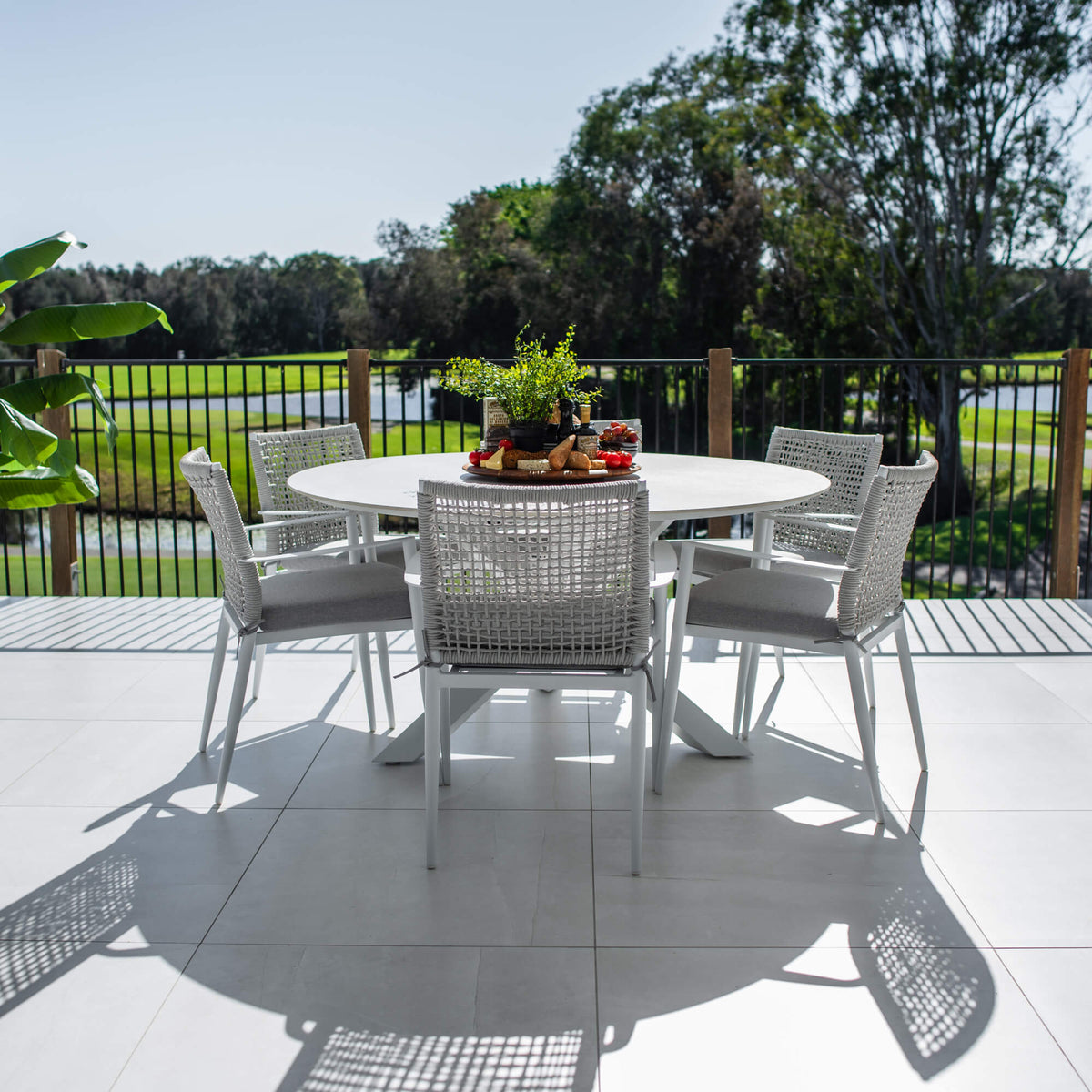 best-outdoor-furniture-Vienna Rope Malibu Round - 7pce (150x150) - Outdoor Dining Set #color_WHITE 