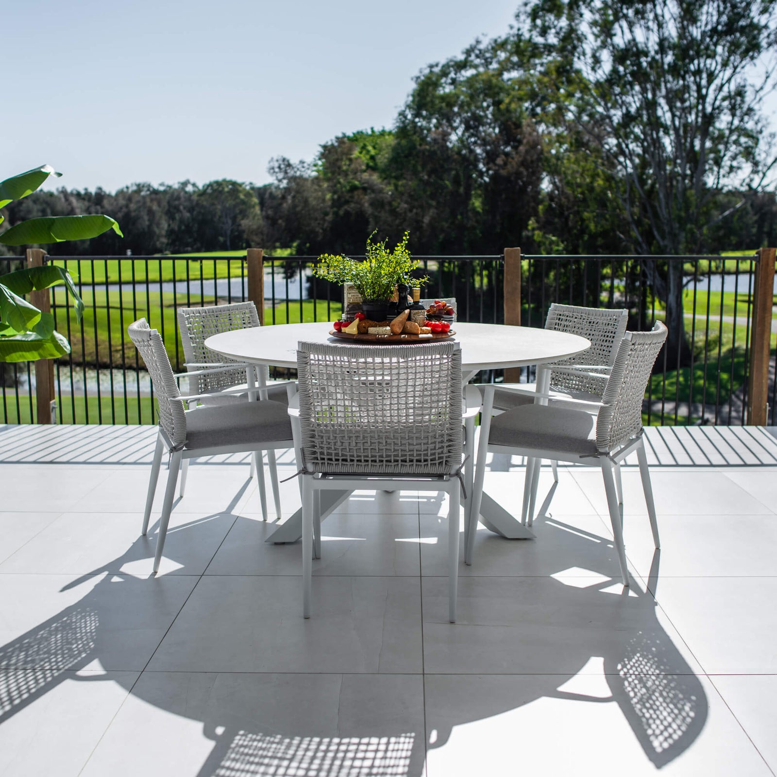 best-outdoor-furniture-Vienna Rope Malibu Round - 7pce (150x150) - Outdoor Dining Set #color_WHITE 