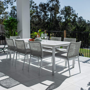 best-outdoor-furniture-Vienna Rope York - 9pce (220x100) - Outdoor Dining Set #color_WHITE-GREY
