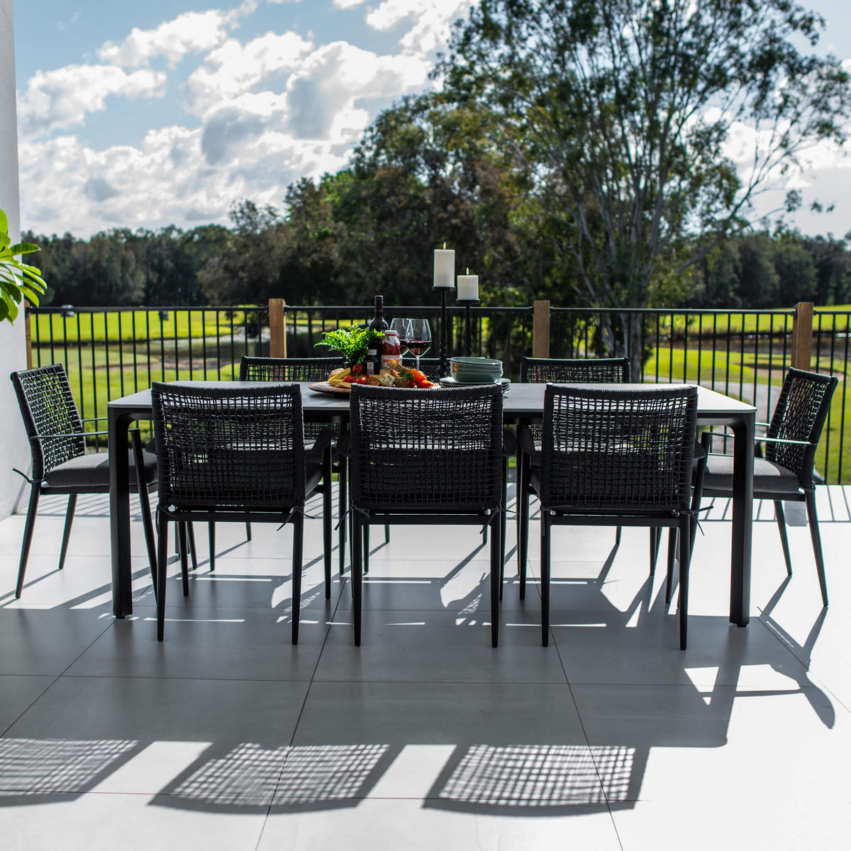 best-outdoor-furniture-Vienna Rope York - 9pce (220x100) - Outdoor Dining Set #color_BLACK-CHARCOAL