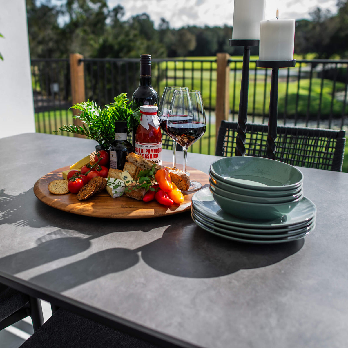best-outdoor-furniture-Vienna Rope York - 9pce (220x100) - Outdoor Dining Set #color_BLACK-CHARCOAL