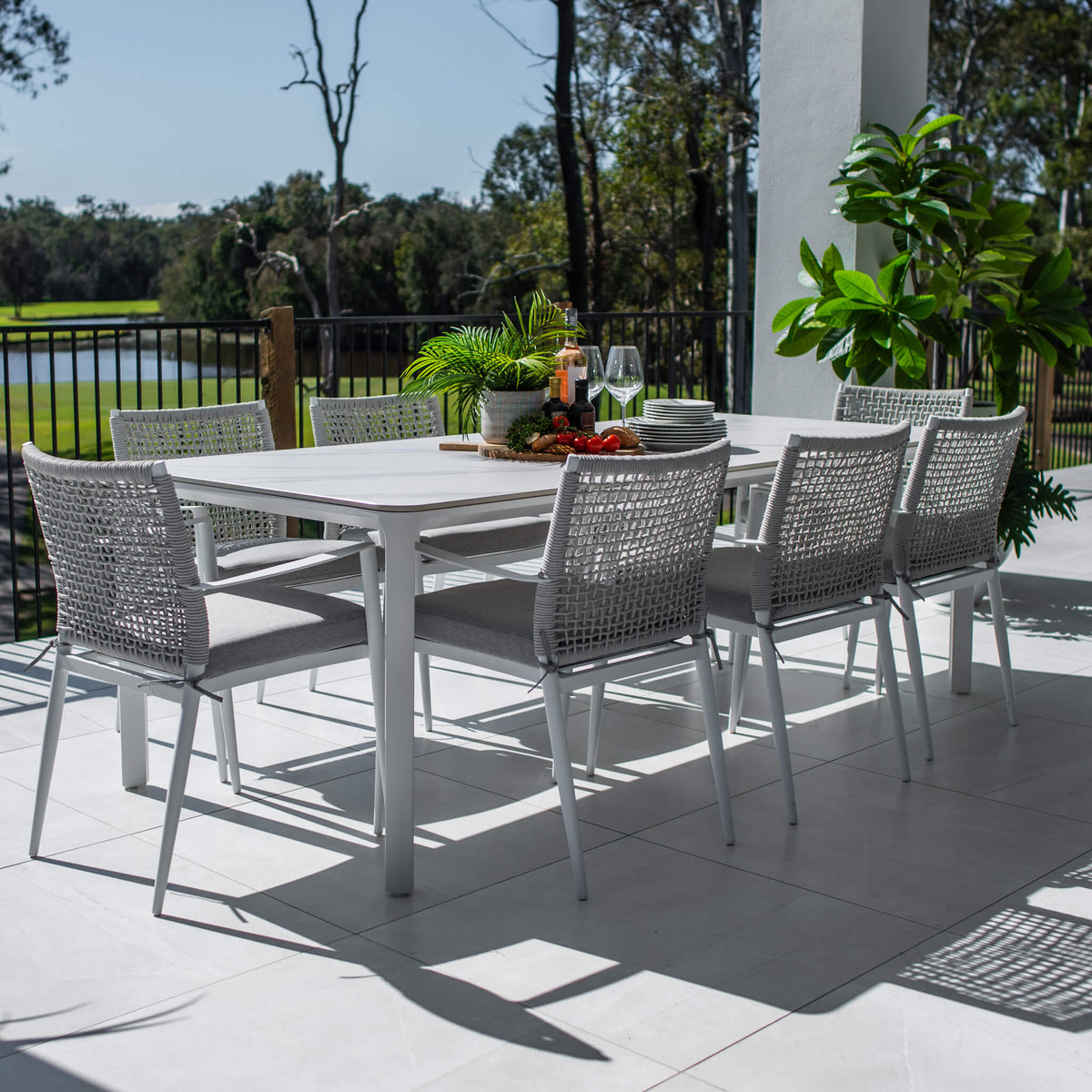 best-outdoor-furniture-Vienna Rope York - 9pce (220x100) - Outdoor Dining Set #color_WHITE-GREY