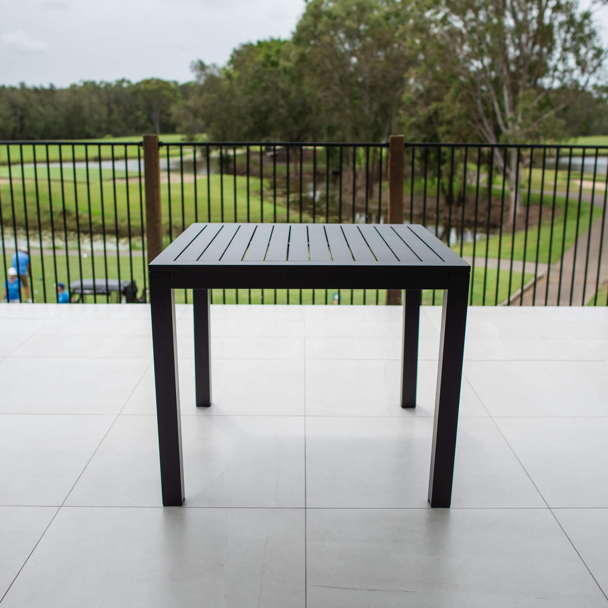 Aluminium Slat - Outdoor Table (90x90cm)