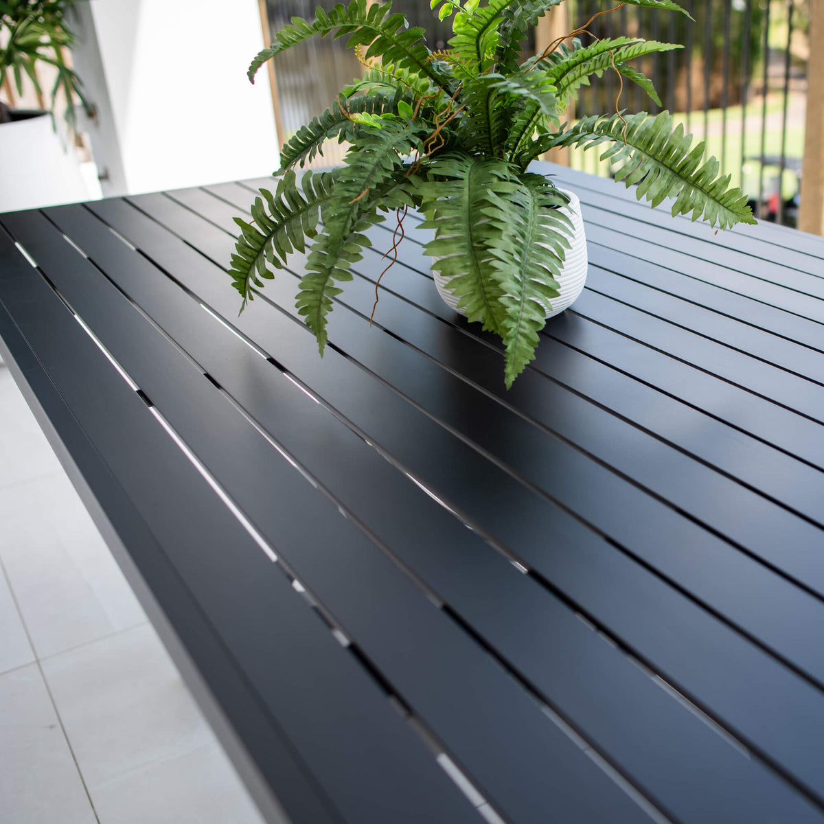 best-outdoor-furniture-Bergen Moon Ali Slat - Outdoor Table (180x100cm) #color_BLACK
