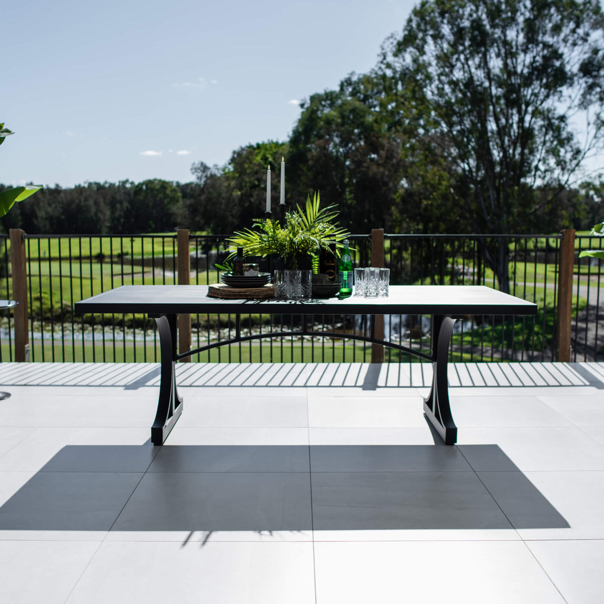 best-outdoor-furniture-Bergen Moon Ali Slat - Outdoor Table (220x100cm) #color_BLACK