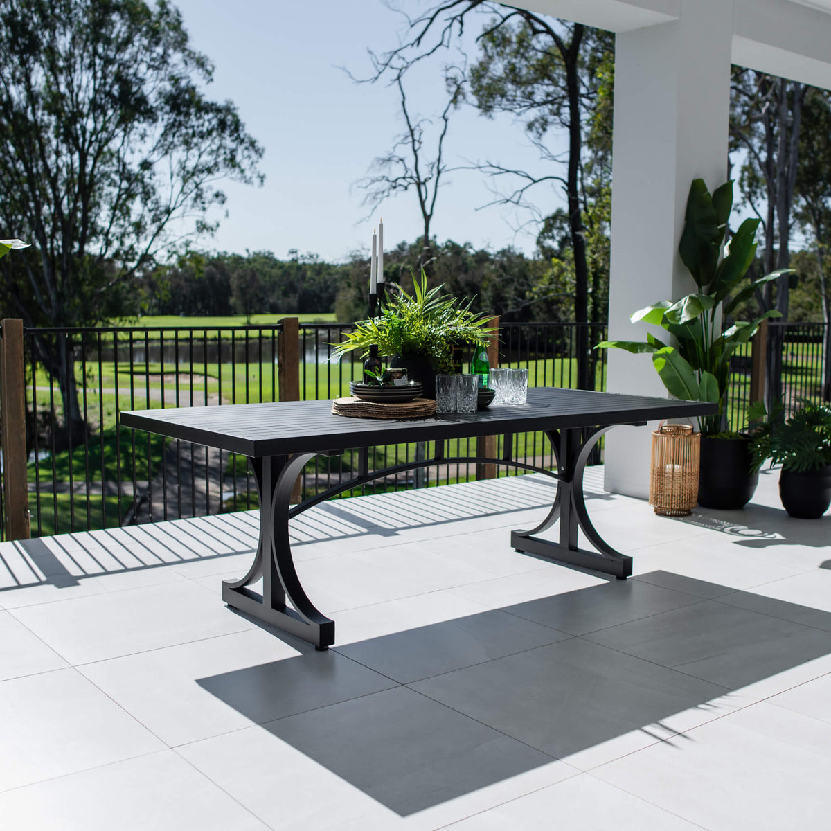 best-outdoor-furniture-Bergen Moon Ali Slat - Outdoor Table (220x100cm) #color_BLACK