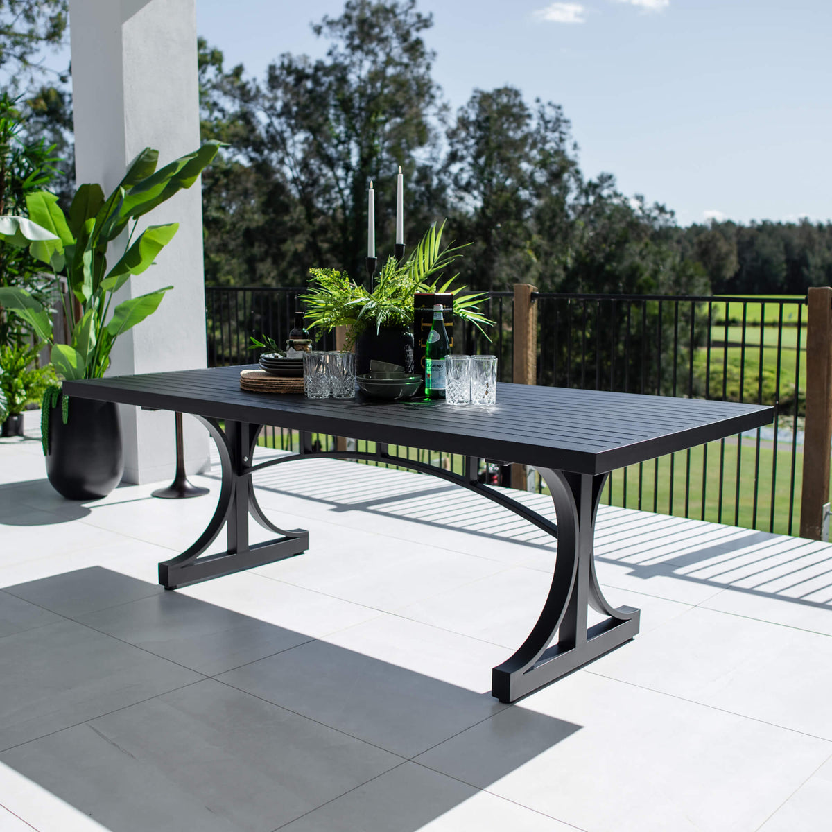 best-outdoor-furniture-Bergen Moon Ali Slat - Outdoor Table (220x100cm) #color_BLACK