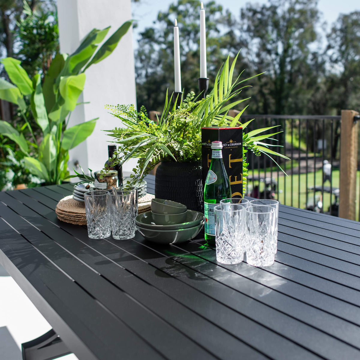 best-outdoor-furniture-Bergen Moon Ali Slat - Outdoor Table (220x100cm) #color_BLACK