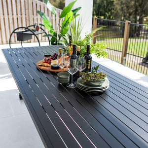 best-outdoor-furniture Bergen - (280x100) - Outdoor Dining Table #color_BLACK