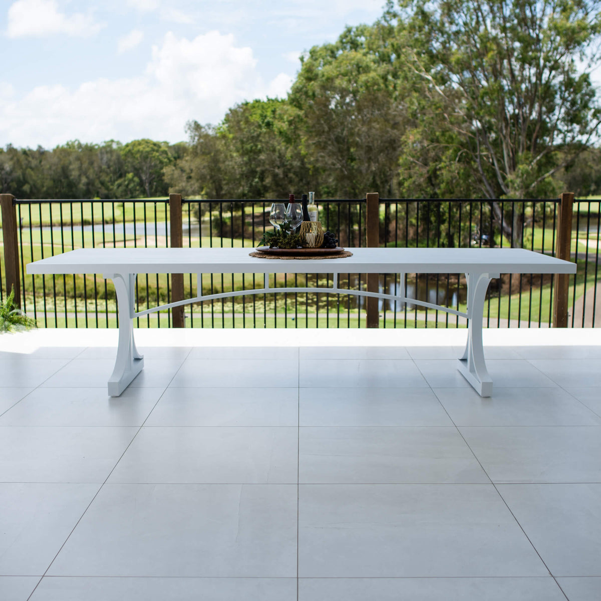 best-outdoor-furniture Bergen - (280x100) - Outdoor Dining Table #color_WHITE