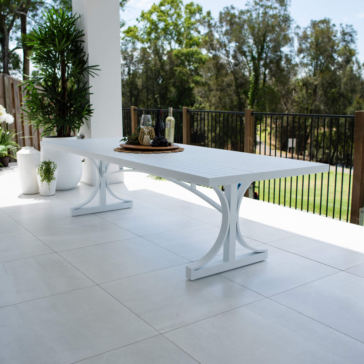 best-outdoor-furniture Bergen - (280x100) - Outdoor Dining Table #color_WHITE