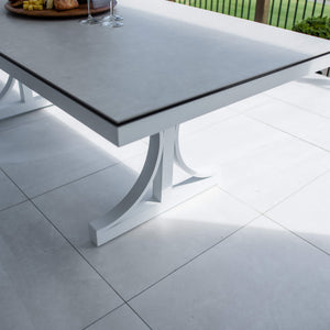 best-outdoor-furniture-Ceramic - (220x100) - Outdoor Dining Table #color_WHITE