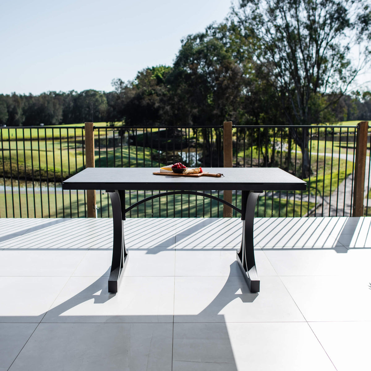 best-outdoor-furniture-Chester Moon - (150x80) - Outdoor Dining Table #color_BLACK