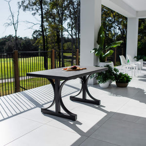 best-outdoor-furniture-Chester Moon - (150x80) - Outdoor Dining Table #color_BLACK