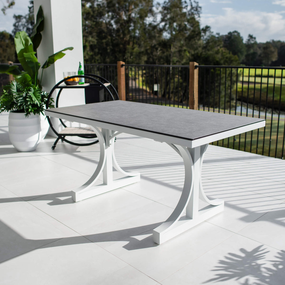 best-outdoor-furniture-Chester Moon - (150x80) - Outdoor Dining Table  #color_WHITE
