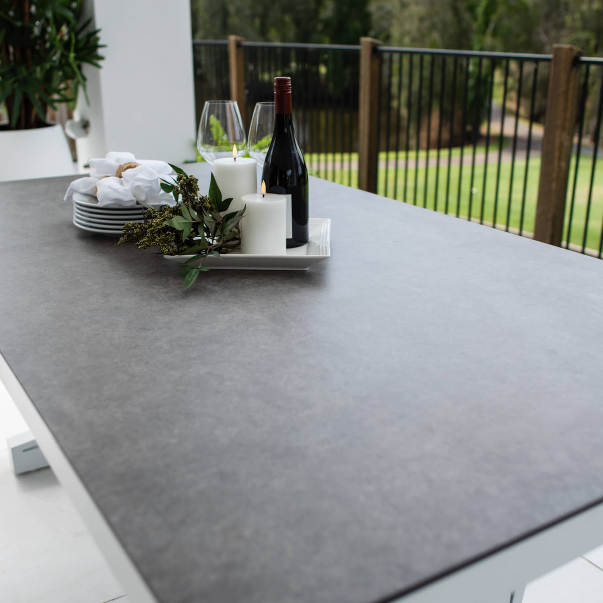 best-outdoor-furniture Chester Moon - (180x100) - Outdoor Dining Table #color_WHITE